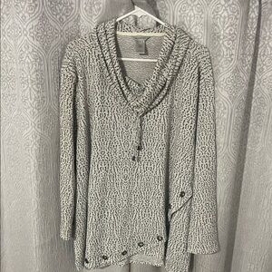 Multiples Black and White Tunic